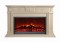 The Birmingham Marble Mantel is available at additional cost for use with this extra large electric fireplace