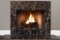The beautiful Emperador Brown marble will enhance any home or office.