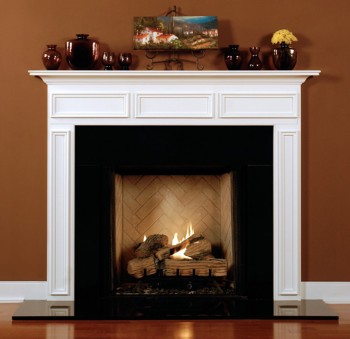 Enhance the beauty of your room with the attractive Chalkville custom made fireplace mantel.