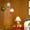 Beaded paneling used above and below a chair rail for a distinctive look