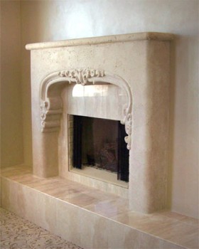 European Styling marks the Venice Stone Mantel