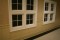 Custom Flat Panel Wainscoting with windows