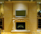 A Louis XV style stone mantel.  For design inspiration