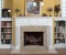 Vancouver Traditional Fireplace Mantel with Venetian Gold Granite surround