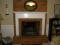 The clean style fireplace is affordable and attractive