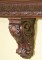 Acanthus leaves are featured on the shelf and corbel bracket