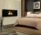 Combining style and innovation, the Panorama electric fireplace is the ultimate in high technology with its realistic fire effect, all with crackling fire sounds, turned on or off as desired.  Available now!  Our blazing fire pattern illustrated here.  Approx. fire screen size:  19"W x 10.5"H