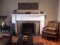 An upgraded room with the Orland fireplace mantel shown in a white paint grade (Customer submitted photo!)