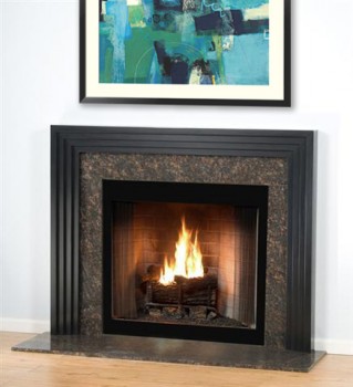 A modern and contemporary mantel surround