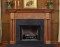Princeville Traditional Fireplace Mantel with Vermillion Brown Granite