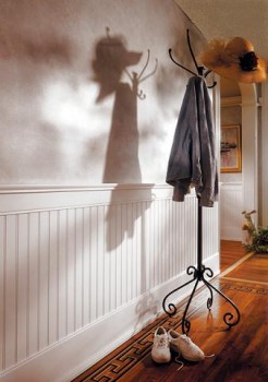 Classic Beadboard Wainscoting, available here in 8-foot kits
