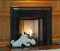 The 108 Bolection Surround, in your choice of marble colors. Black Regal