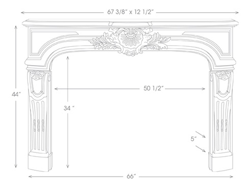Fontaine Mantel Illustration Diagram