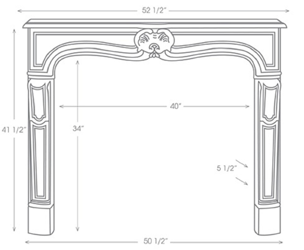 Illustrations of our mantels