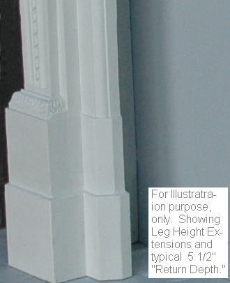 Marble Mantel Retrun depth Image