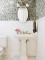 Medium Height wainscot transforms this bathroom