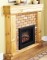To dress up your fireplace with an adjustable black frame, and a pull tab, black firescreen, also order our optional accessory, the DFI23TRIMX trim and screen kit.  The trim can be used with or without the insert!