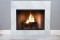 Bianco Venatino white marble fireplace