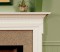 Bravada fireplace mantel with detailed front designs and perfectly cut custom edges that give any room a perfect touch.
