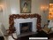 Installed Canova marble mantel
