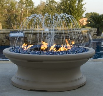 The Symphonic!  A natural blending of Fire and Decorative Fountain