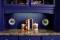 Birch Beadboard, painted blue for use in this kitchen