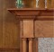 Princeville Mantel, with Cashmere Granite Facing