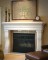 Santa Monica, a Traditional and Transitional Stone Mantel
