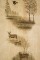 Nature's Woods Decorative Wall Paneling features outdoor landscapes with deer and fowl.