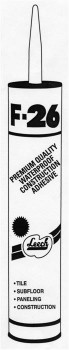 10.3 oz. tuber of F-26 Construction Adhesive, specifically formulated for stone and masonry products.