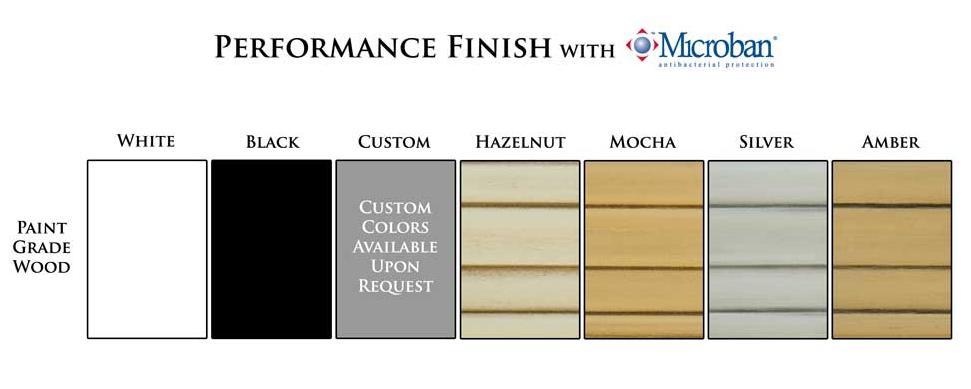 Paint and Glaze Finish Color Chart | Mantels