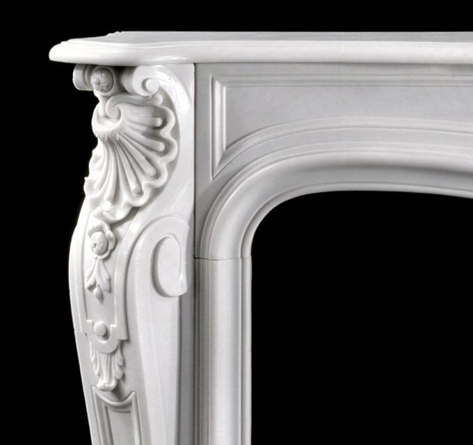 Fine Marble Mantel Details