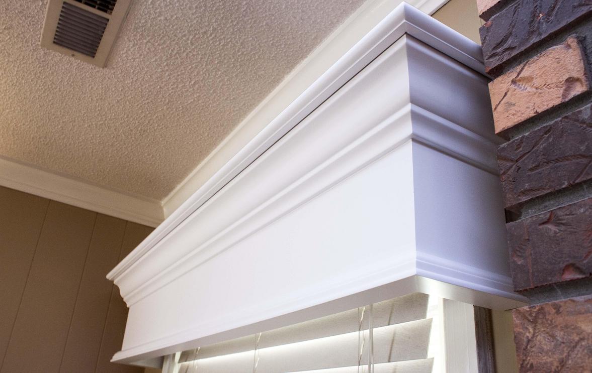 Our Cornices are a wonderful window treatment