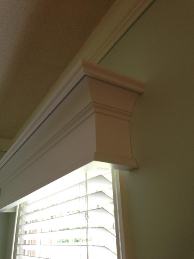 Window Cornices are easy to install