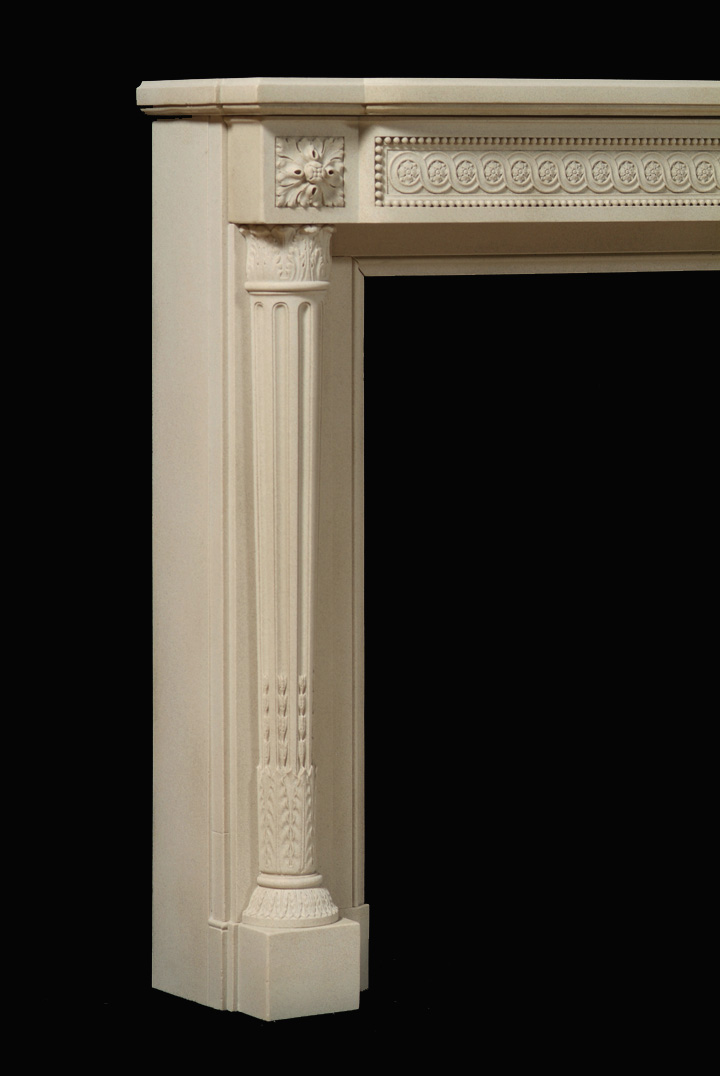 Limestone mantels